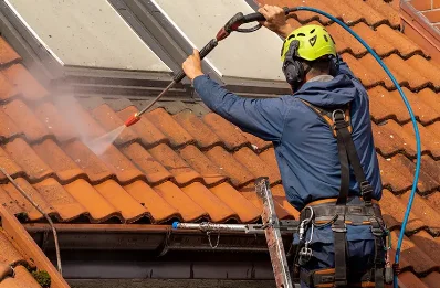 Démoussage et hydrofuge de toiture à Chamagne